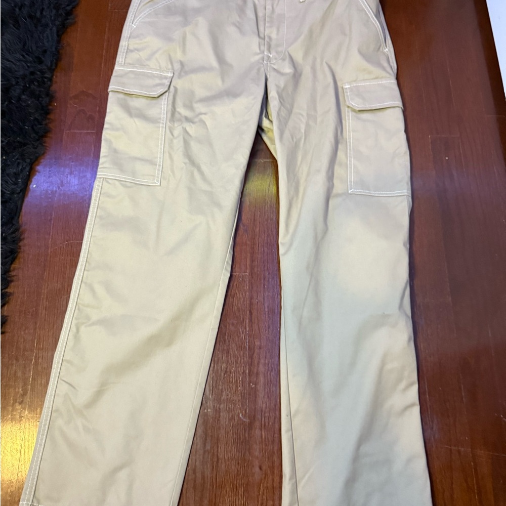 True Religion Beige Cargo Pants for Men